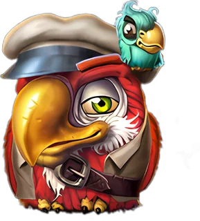 Captain Redfeather (rood)